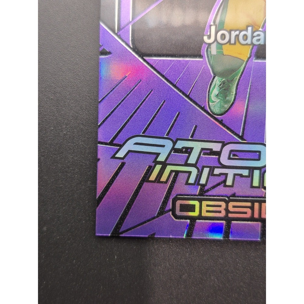 2024 Obsidian Jordan Love #1 Atomic Initials Purple /50 Green Bay Packers - Picture 7 of 12